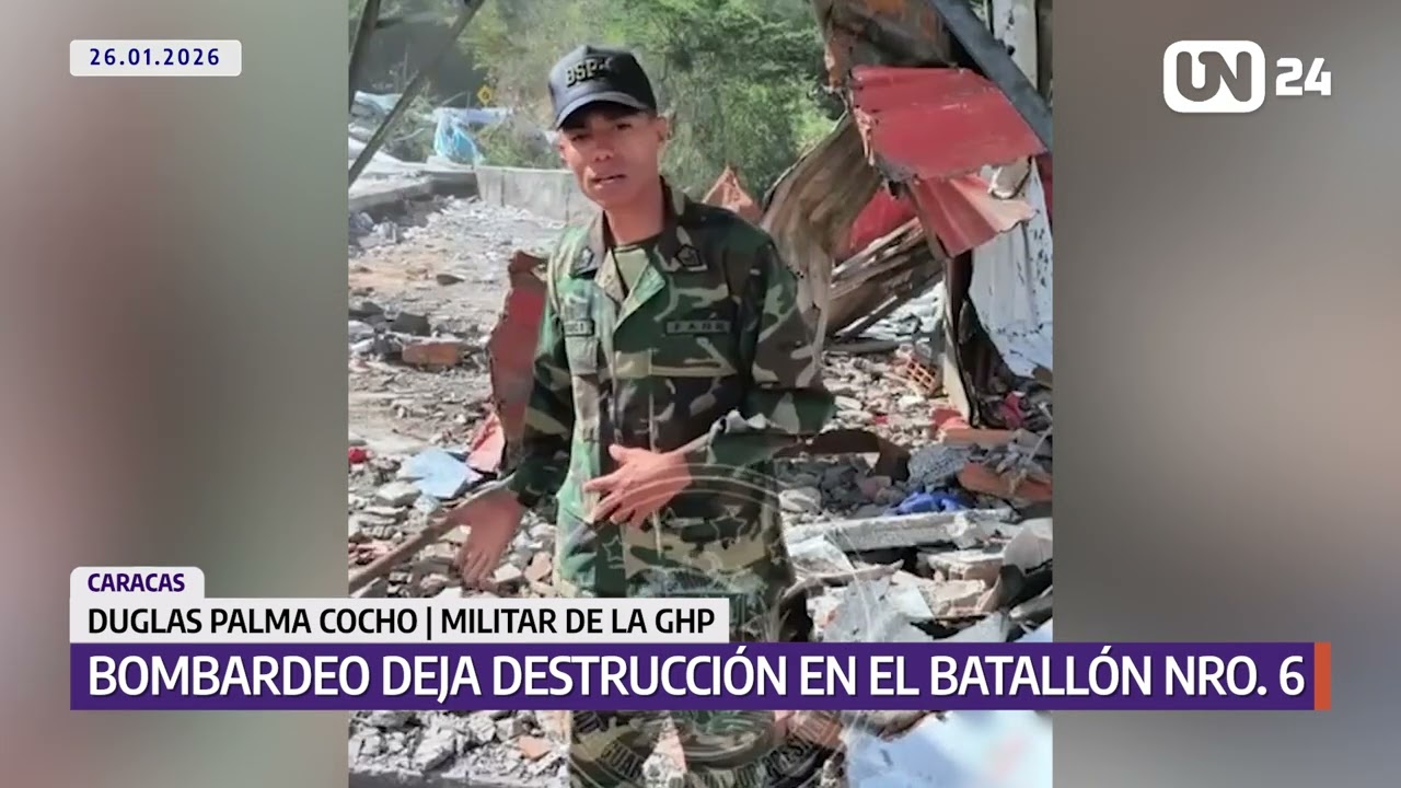 Bombardeo contra la Guardia de Honor deja destrucción