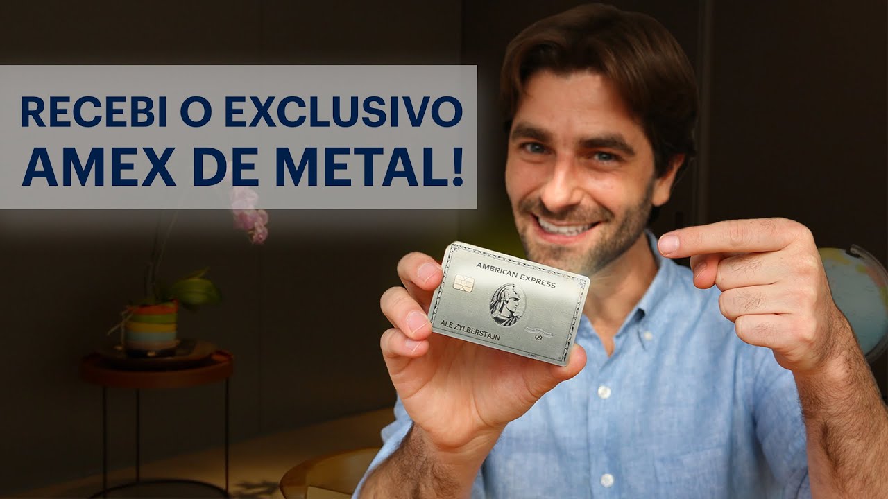 Recebi o meu AMERICAN EXPRESS THE PLATINUM CARD DE METAL! - Unboxing