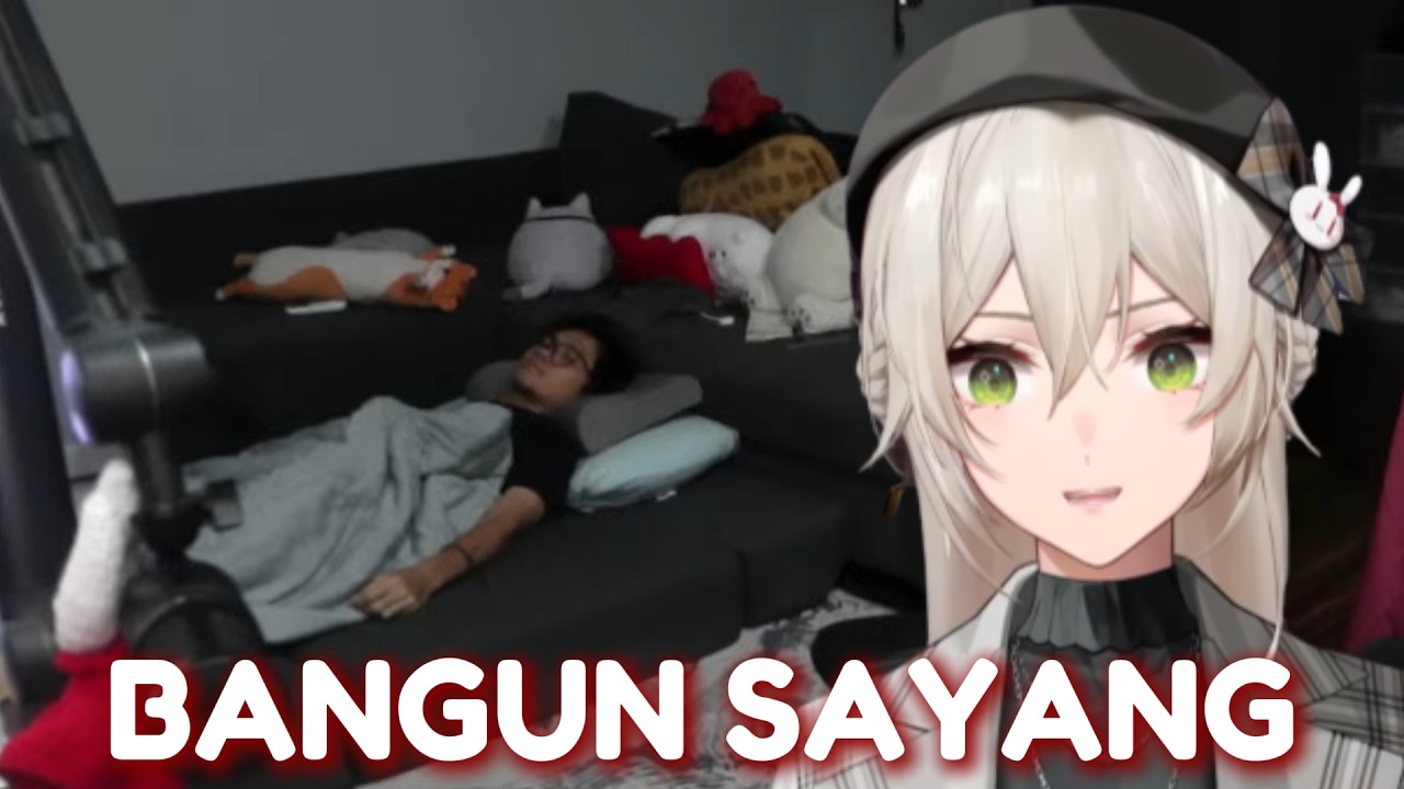 Aduhh via kok bisa salah sebut nama sih, mana dateng kestream buat dibangunin bang al tidur lagi