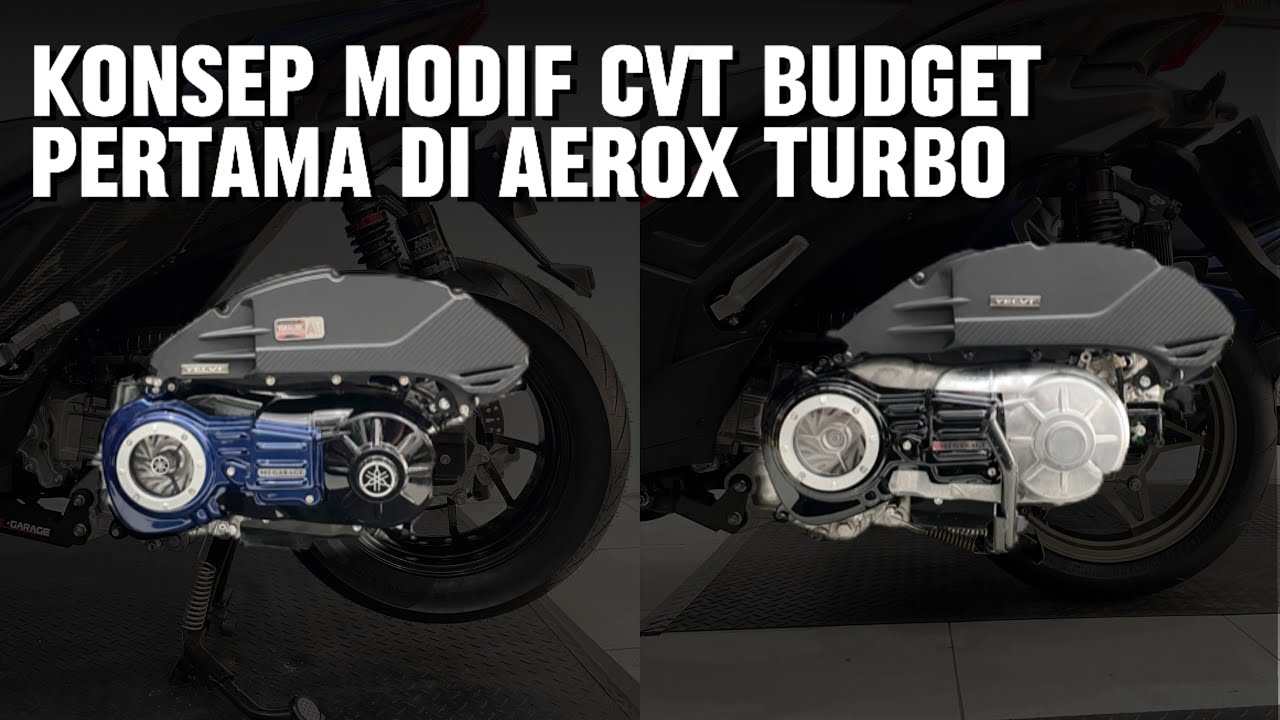 CLEAR COVER CVT AEROX ALPHA TURBO !