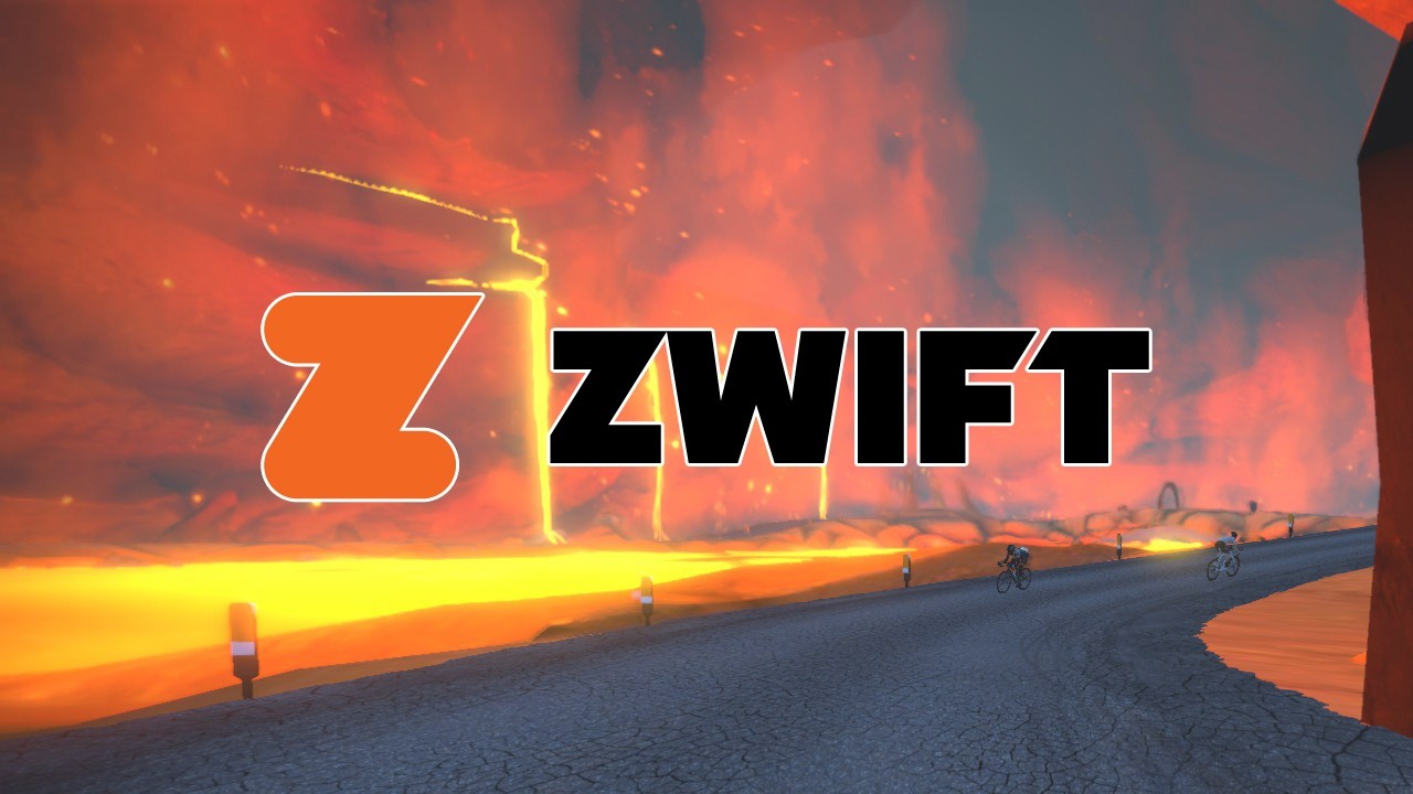 Zwift Cycling - Group Ride - Volcano Circuit, Watopia