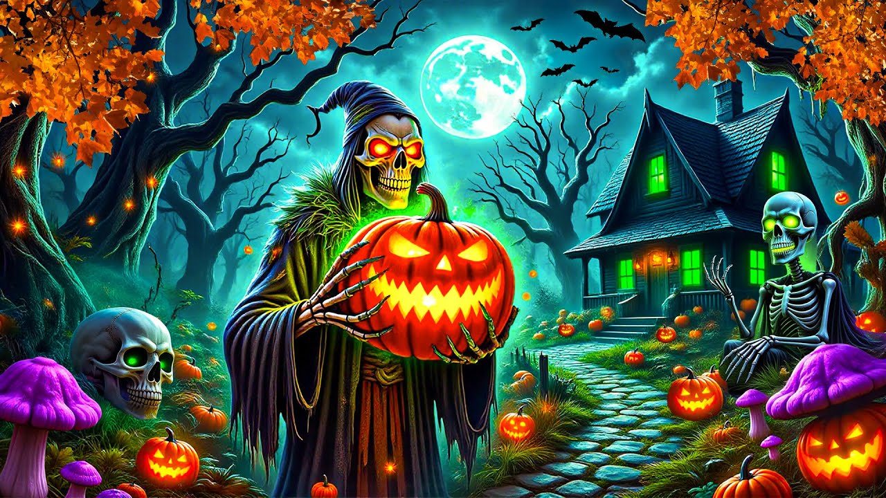Spooky Halloween Night Ambience 🎃👻 Scary Halloween Music & Best Halloween Music 2025