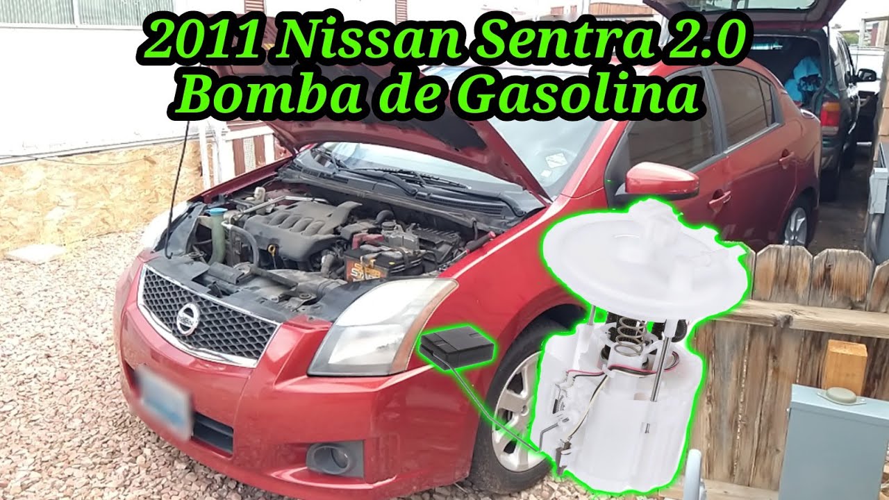 2011 Nissan Sentra 2.0 Cómo cambiar la bomba de gasolina ( How to change the fuel pump )