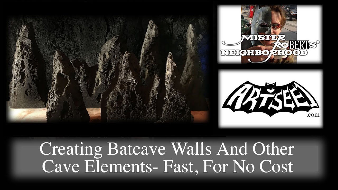 Creating Batcave Cave Walls Sculpting Advice/ Demonstration With Artsee1