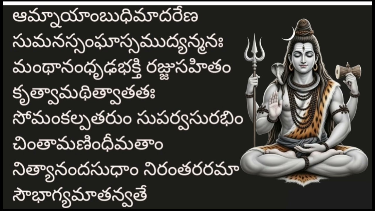Shivanandalahari 37th Slokam