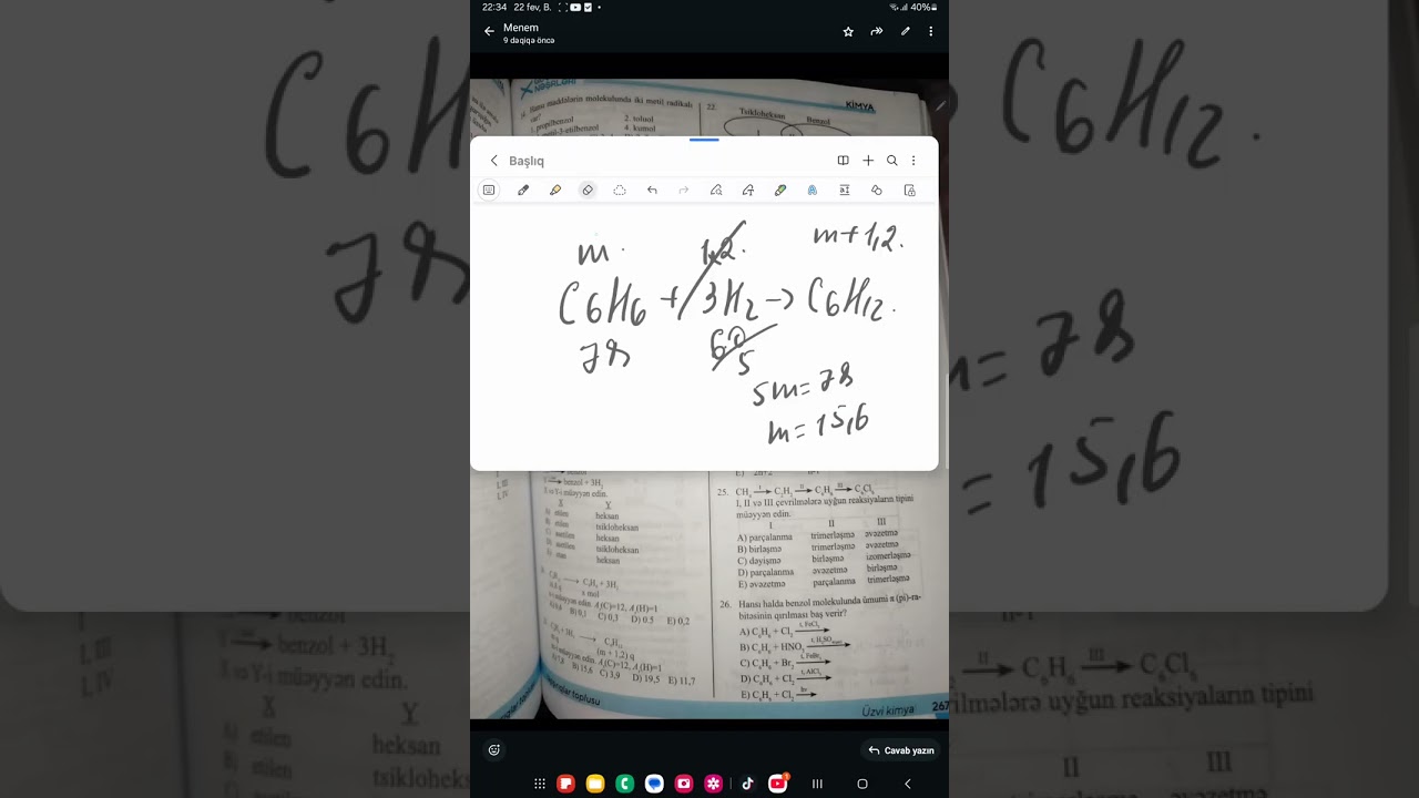 Güvən 15.2 ve 15.3 Aromatik karbohidrogenler ve Neft test izahi.A.Fəxrəndə m. 
