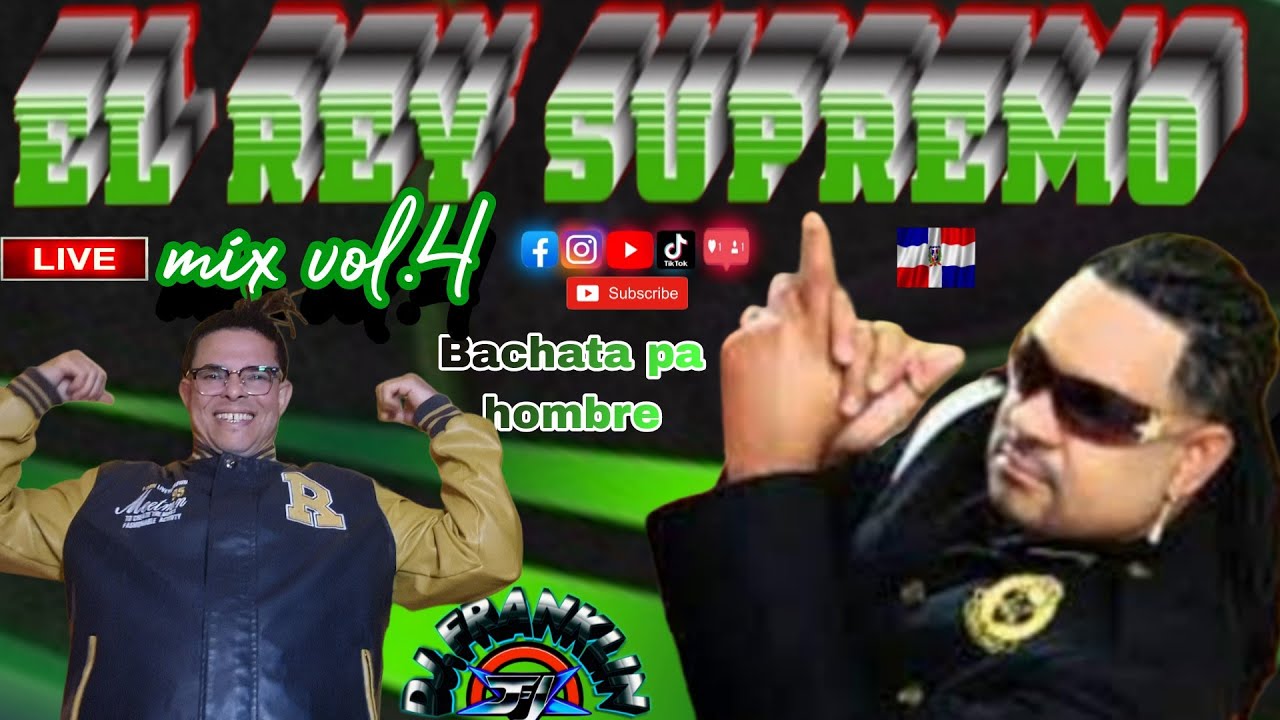 LUIS VARGAS💪 MIX VOL.4 👌EL Rey Supremo En Vivo 🥂Con #dj_franklinmusic 🕺 Bachata pa Hombre