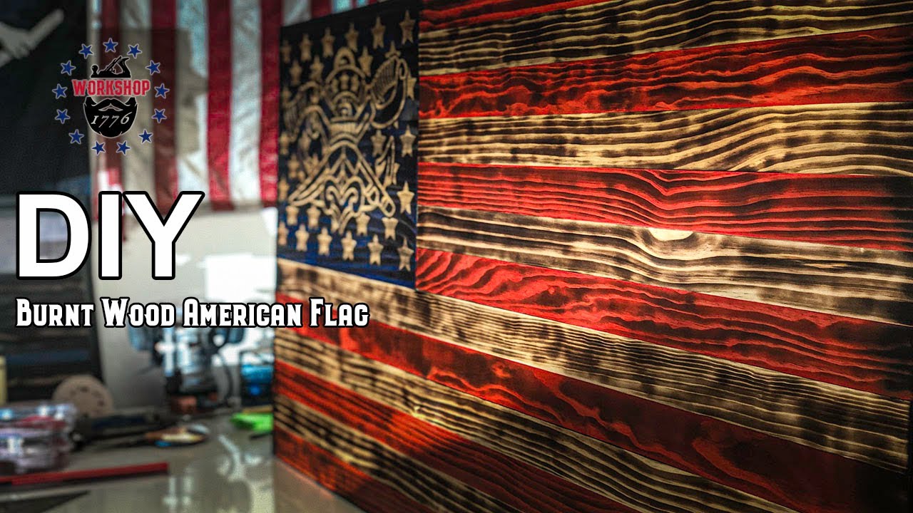 How To Make a Rustic Wood American Flag