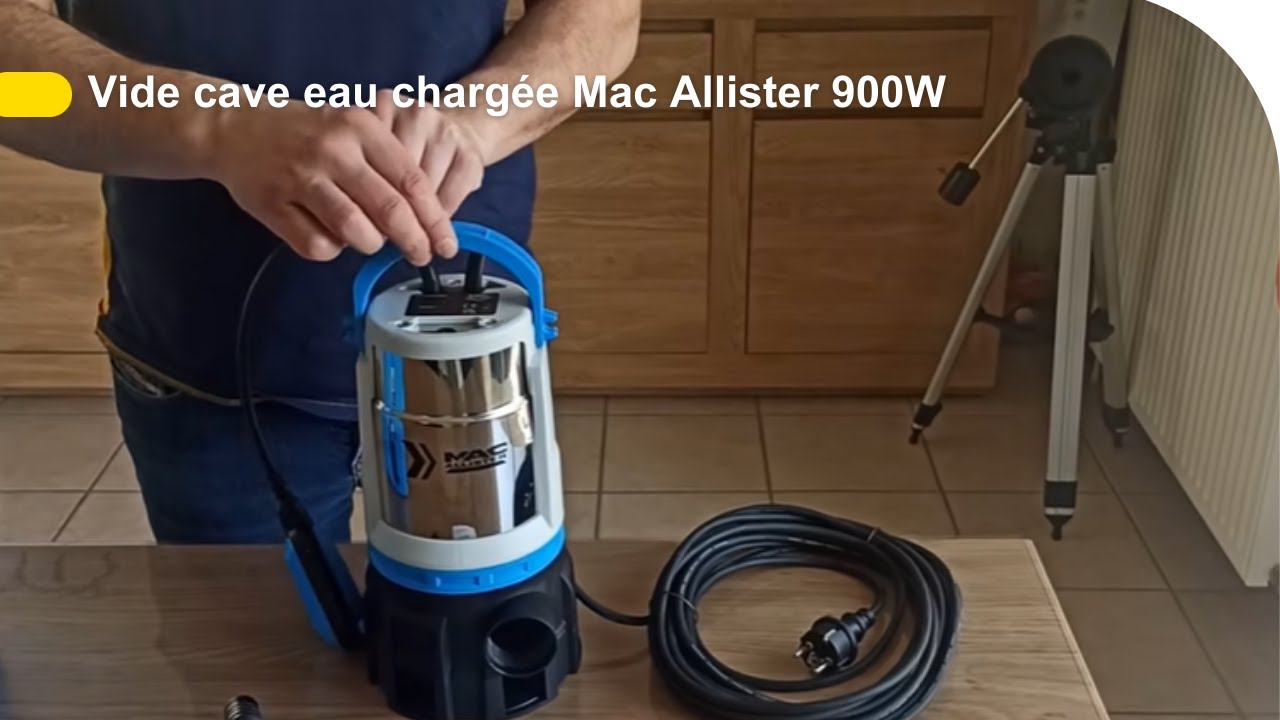 Avis consommateur : Vide cave eau chargée Mac Allister 900W | Castorama