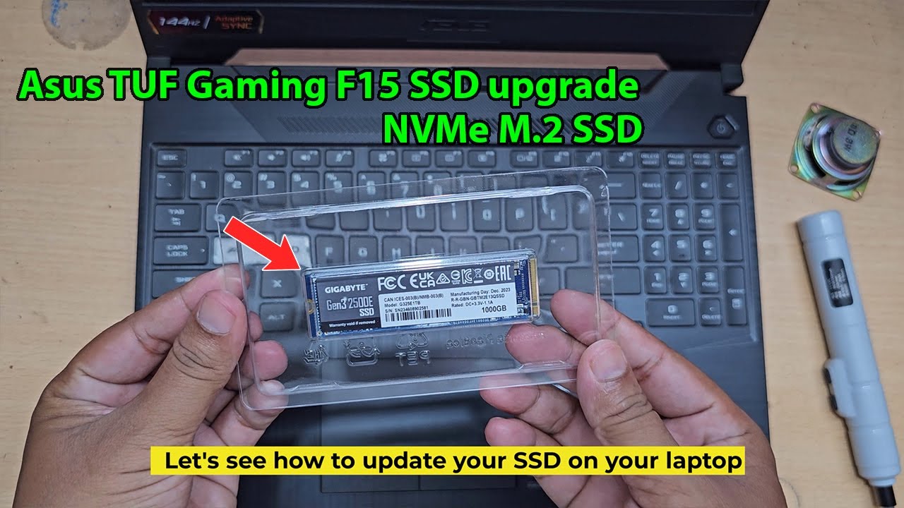 Asus Tuf gaming f15 SSD upgrade