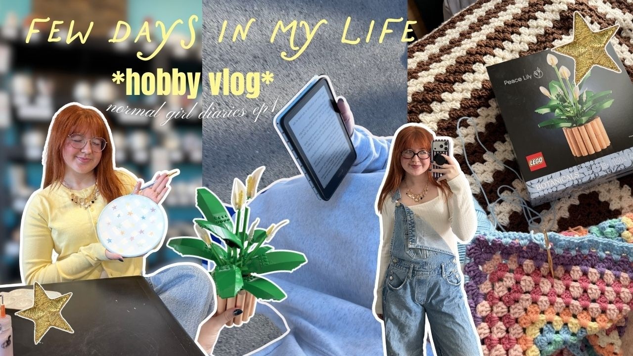 normal girl diaries 🌟 ep1: hobbies, yapping, LOTS of crocheting, getting back into routine