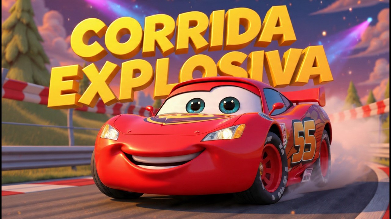 O Grande Dia da Super Corrida! Desenho Infantil 3D em Estilo Pixar #desenho