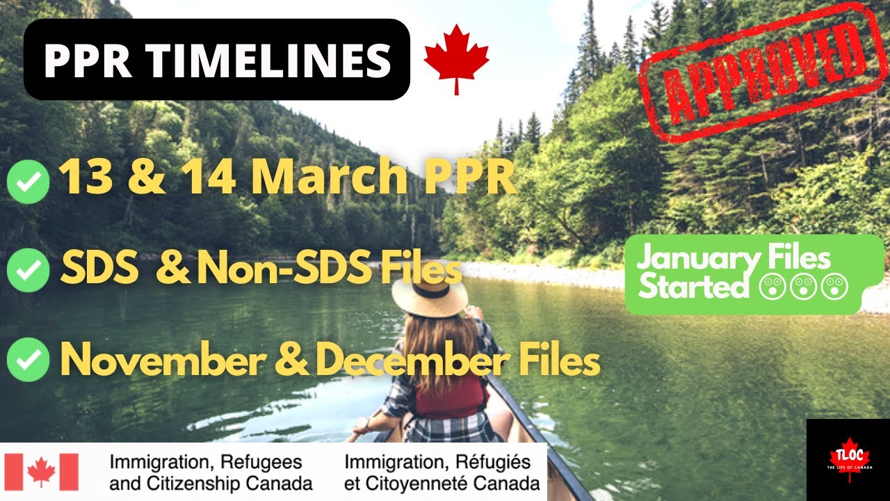 14 March PPR | PPR Timeline Canada  | Canada PPR Timeline | May Intake 2022 | PPR Timeline Today