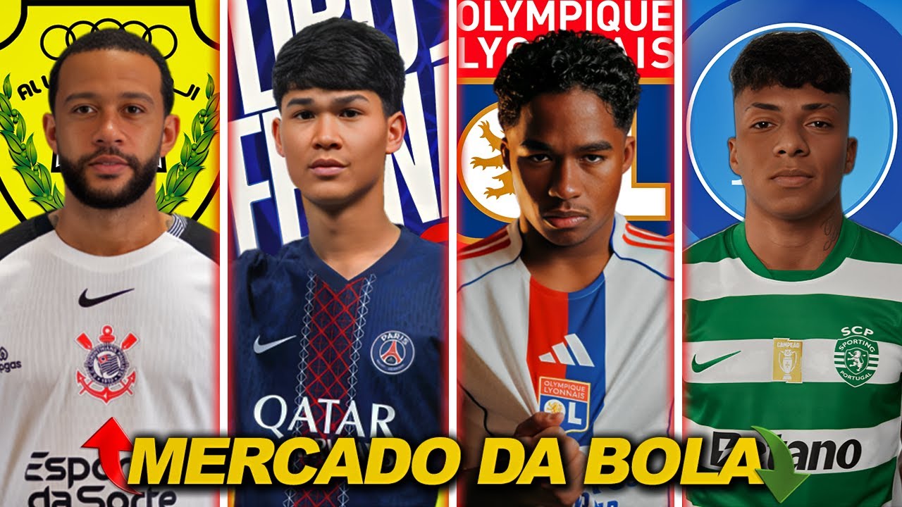 PSG anuncia Dro Fernández, Memphis Depay tem ofertas, Lyon quer manter Endrick E+ | MERCADO DA BOLA