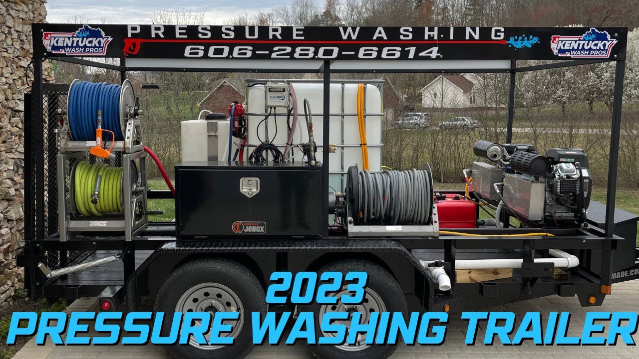 2023 Ultimate Pressure Washing Trailer Setup!