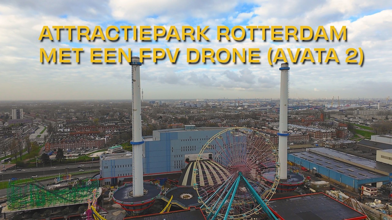 Ik vloog over een achtbaan&hellip; in een leeg pretpark | Attractiepark Rotterdam