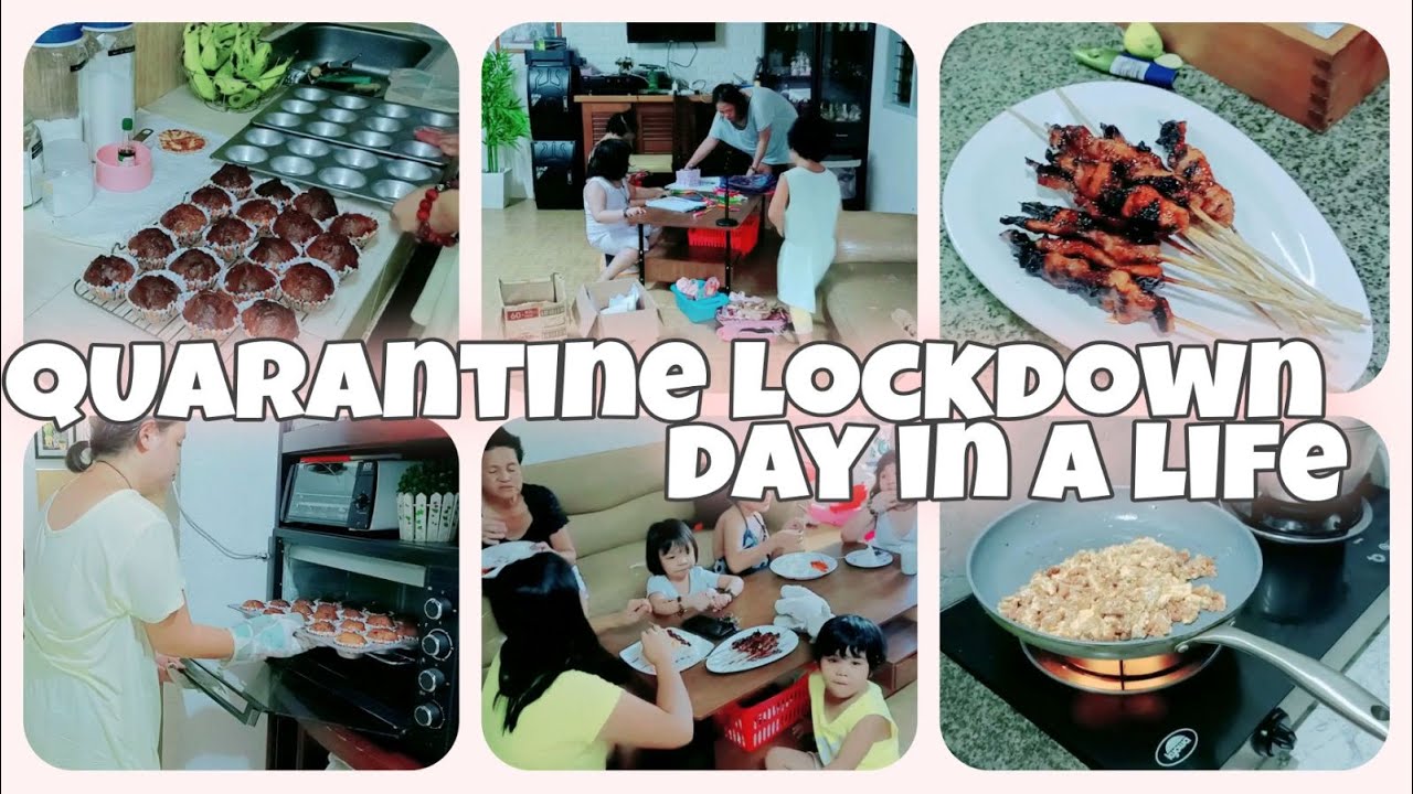 DAY IN A LIFE WITH FAMILY// QUARANTINE LOCKDOWN EDITION// BAKING+CLEANING+COOKING // MOMMY ALLEN