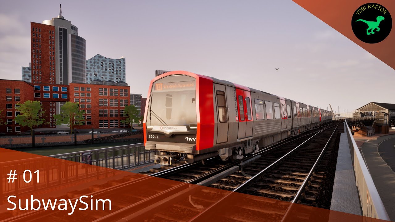 Eine Rundfahrt durch Hamburg | SubwaySim #01 | Hamburg U3