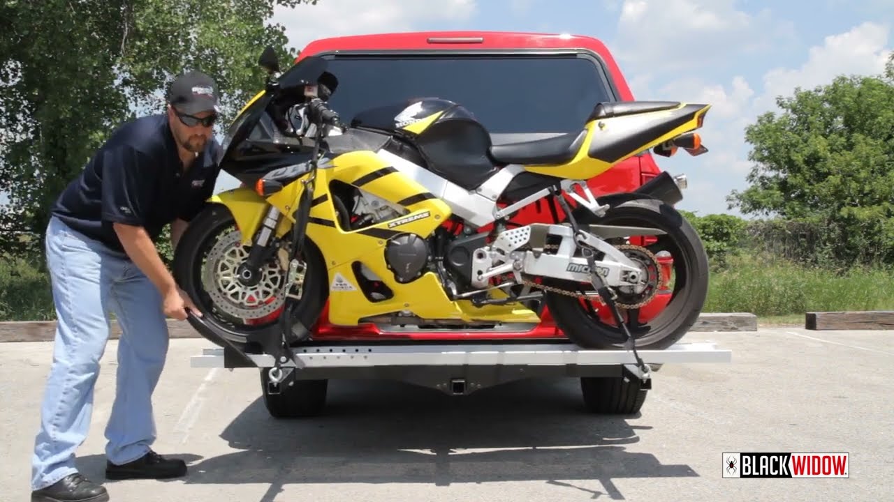 Black Widow Steel Deluxe Motorcycle Carrier Install