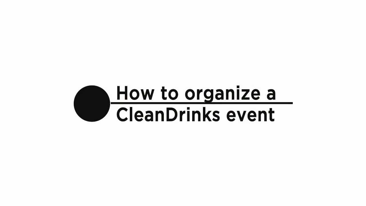 Cleandrinks - How To Organize