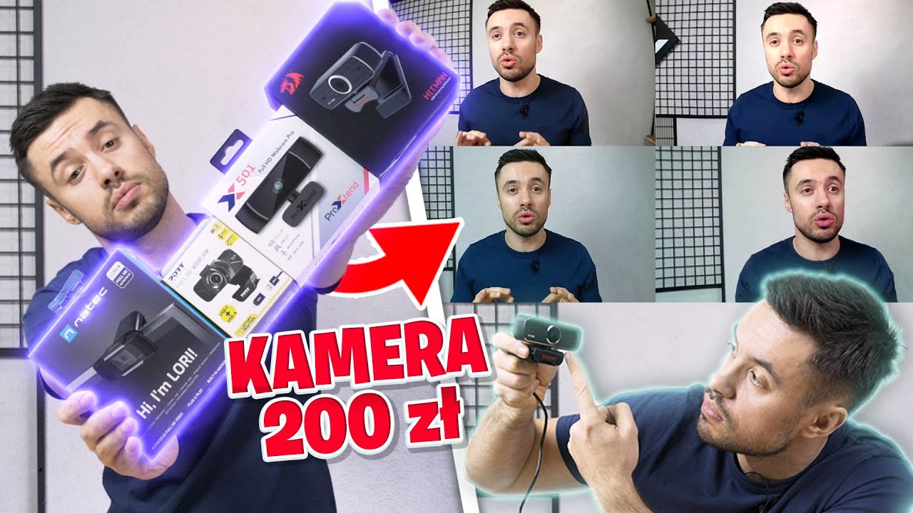 Najlepsza KAMERKA INTERNETOWA do 200 ZŁ - do streamowania