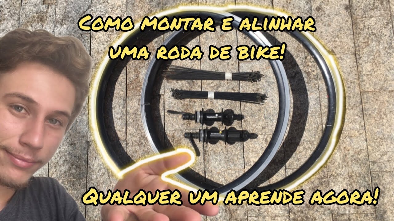 TUTORIAL DE COMO MONTAR E ALINHAR RODA DE BIKE (método mais simples)