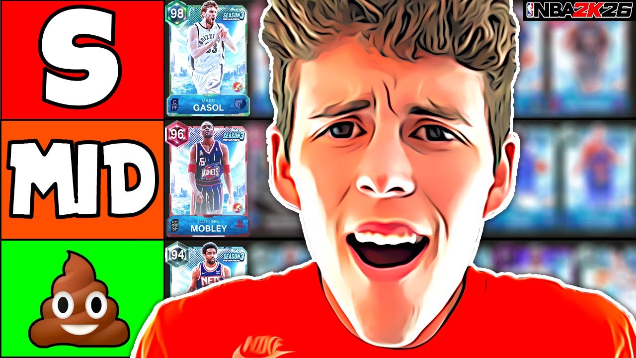 РЕЙТИНГ КАЖДОЙ КАРТЫ НАГРАД В 3-М СЕЗОНЕ ПО УРОВНЮ! NBA 2K26 MyTEAM