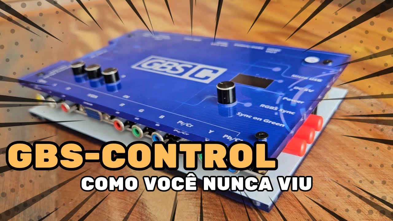 GBS-Control: O Conversor de Vídeo Definitivo para Games Retro!