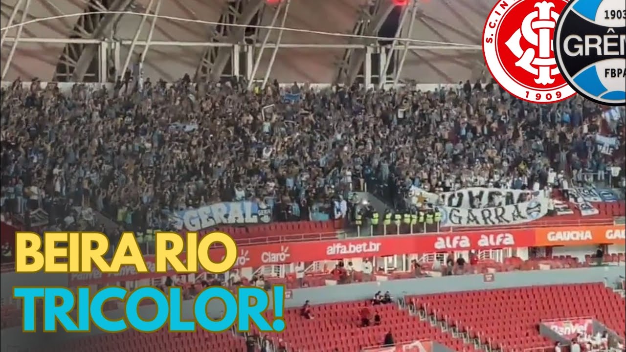 TORCIDA DO GRÊMIO DE VISITANTE EM CLÁSSICO NO BEIRA RIO! Internacional 2x3 Grêmio 