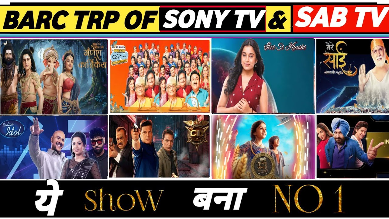 Barc Trp of Sony TV & Sony Sab TV of Week 46 (2025) :Taarak Mehta Ka Ooltah Chashma,Ganesh Kartikeya