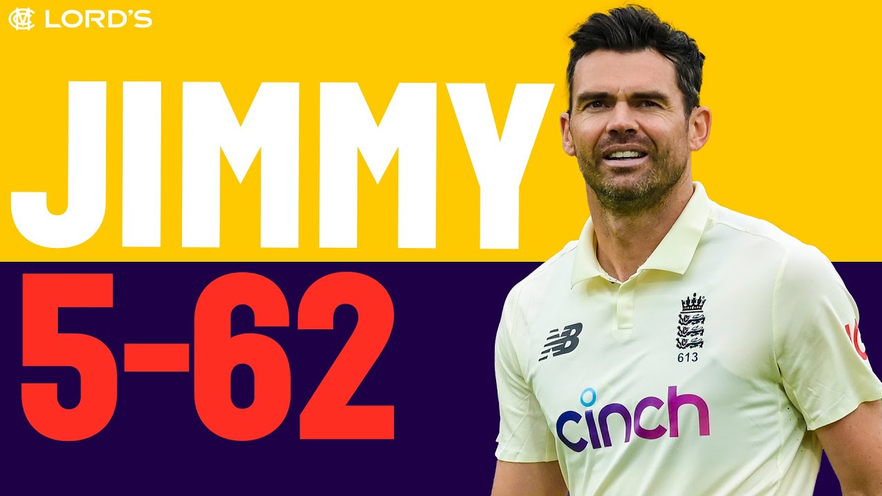 Король свинга! | Джимми Андерсон выигрывает у Индии со счётом 5:62 | Англия против Индии 2021 | L...