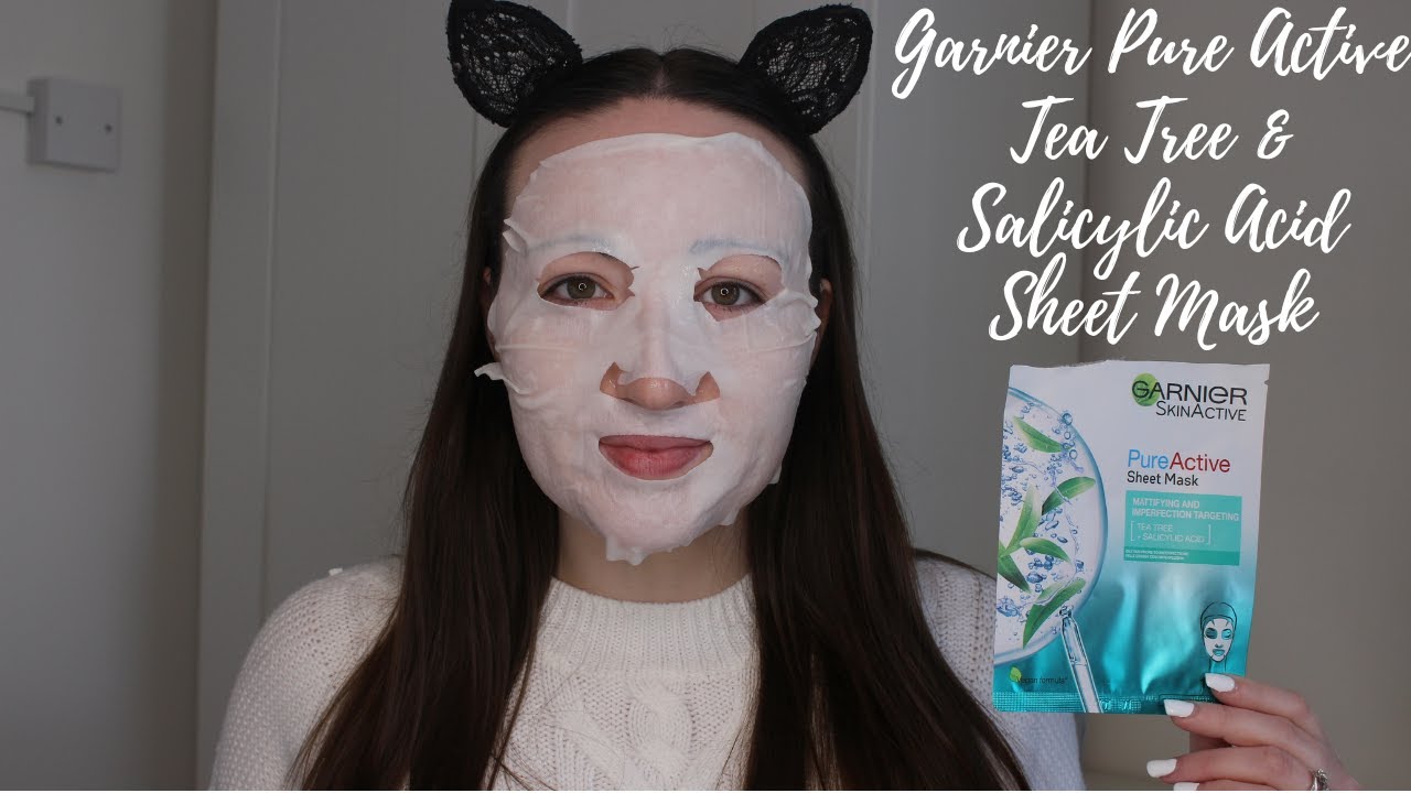 Garnier Pure Active Tea Tree & Salicylic Acid Sheet Mask | Review 2025