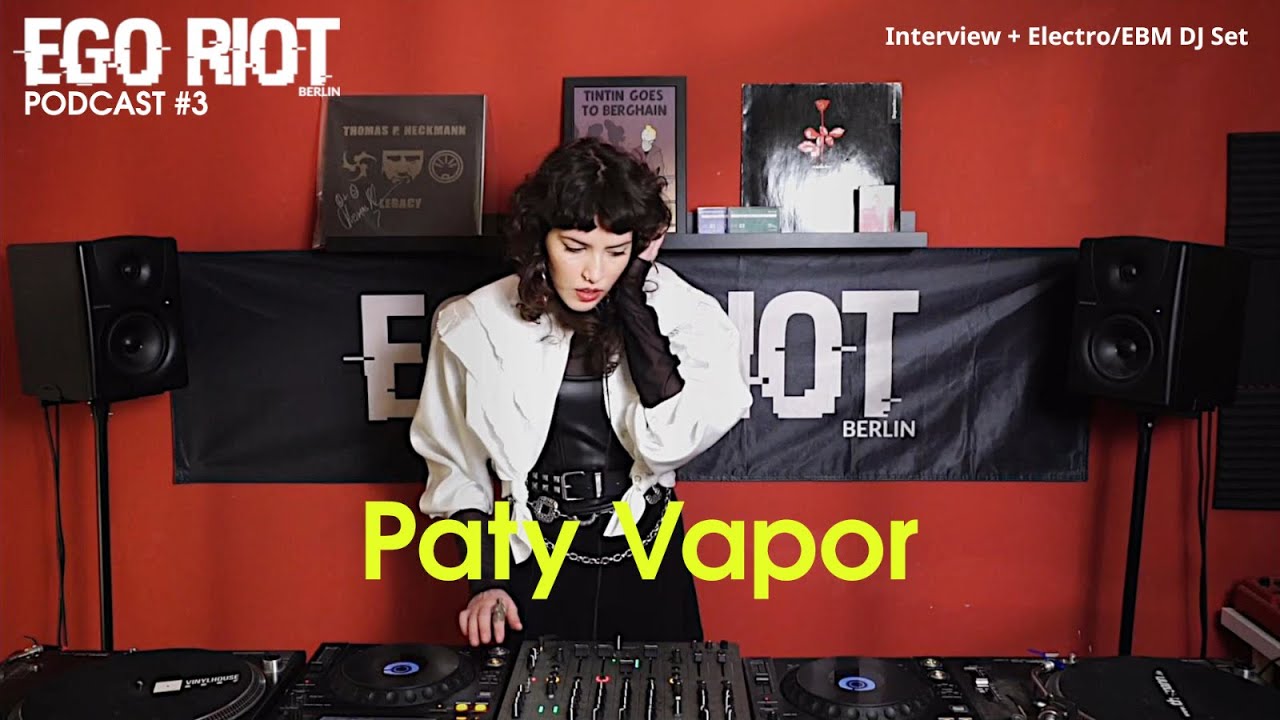 Bedroom Riot podcast #3 - Paty Vapor - Interview + DJ Set, Electro, EBM, New Beat, Synthwave