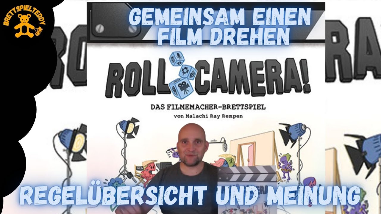 Roll Camera - Brettspiel Review, Regel&uuml;bersicht & Ersteindruck | Brettspiel Teddy