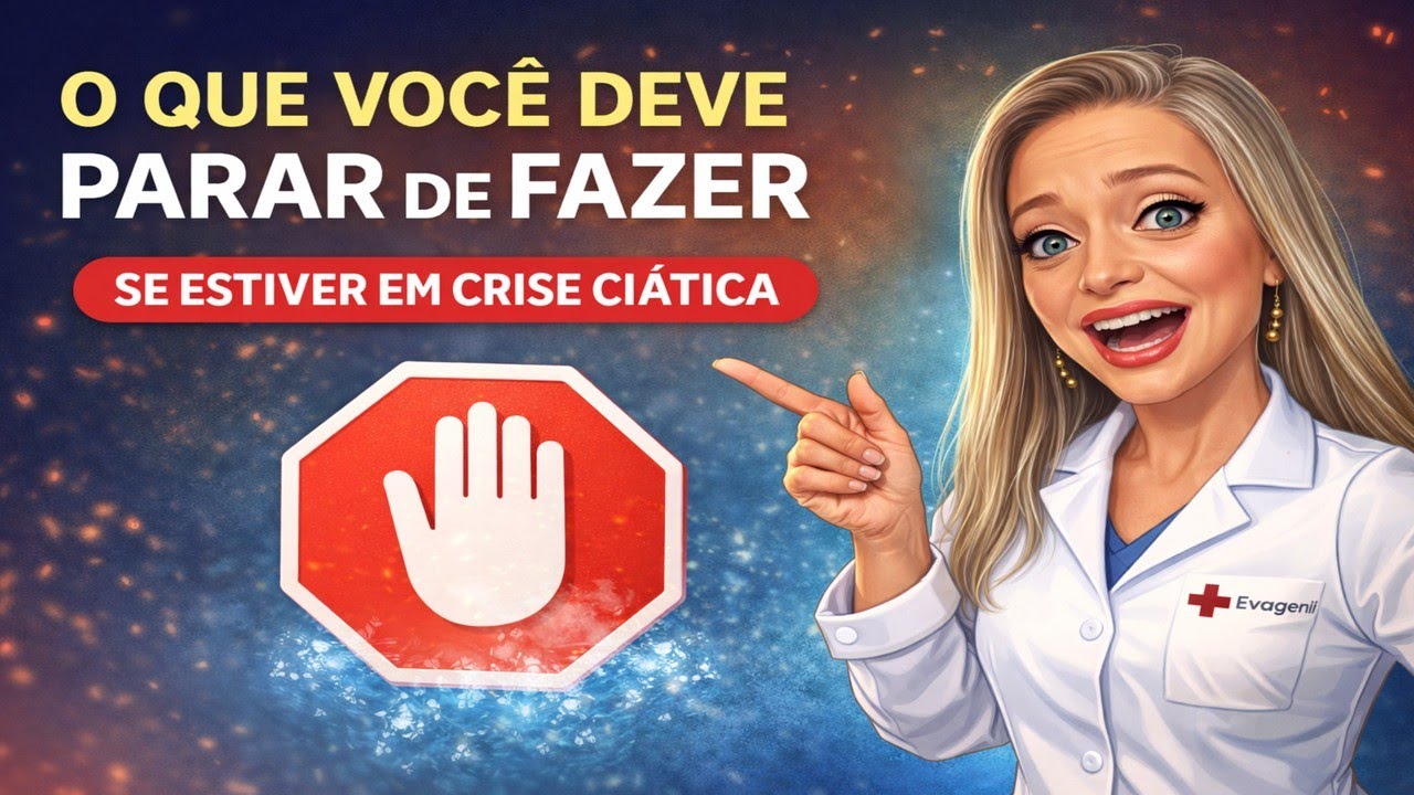 7 COISAS QUE VOCÊ DEVE PARAR DE FAZER AGORA SE ESTÁ EM CRISE DE CIÁTICO