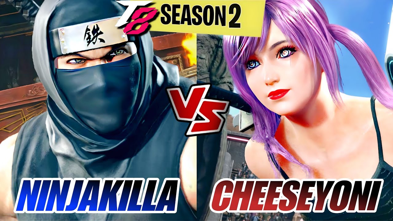 Tekken 8 ▰ NINJAKILLA (Law) vs CHEESEYONI (Alisa) 💥 Ranked Matches Replays