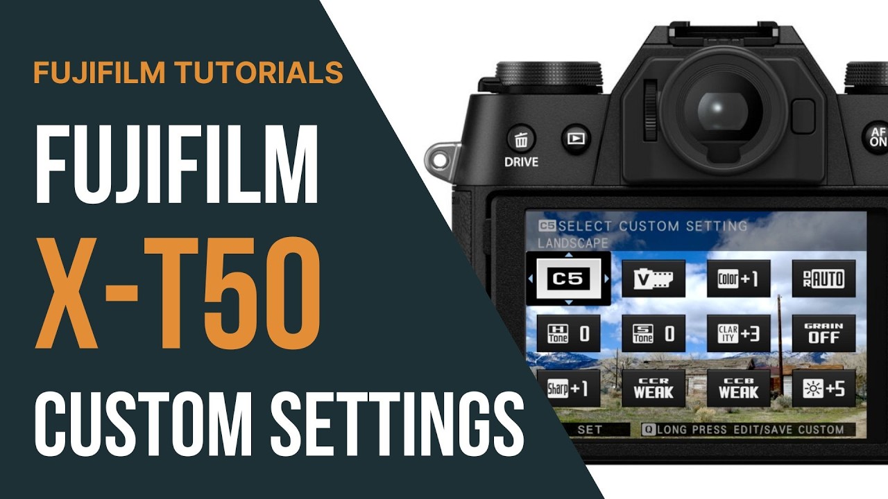 Fujifilm X-T50 Programming Custom Settings & Controls