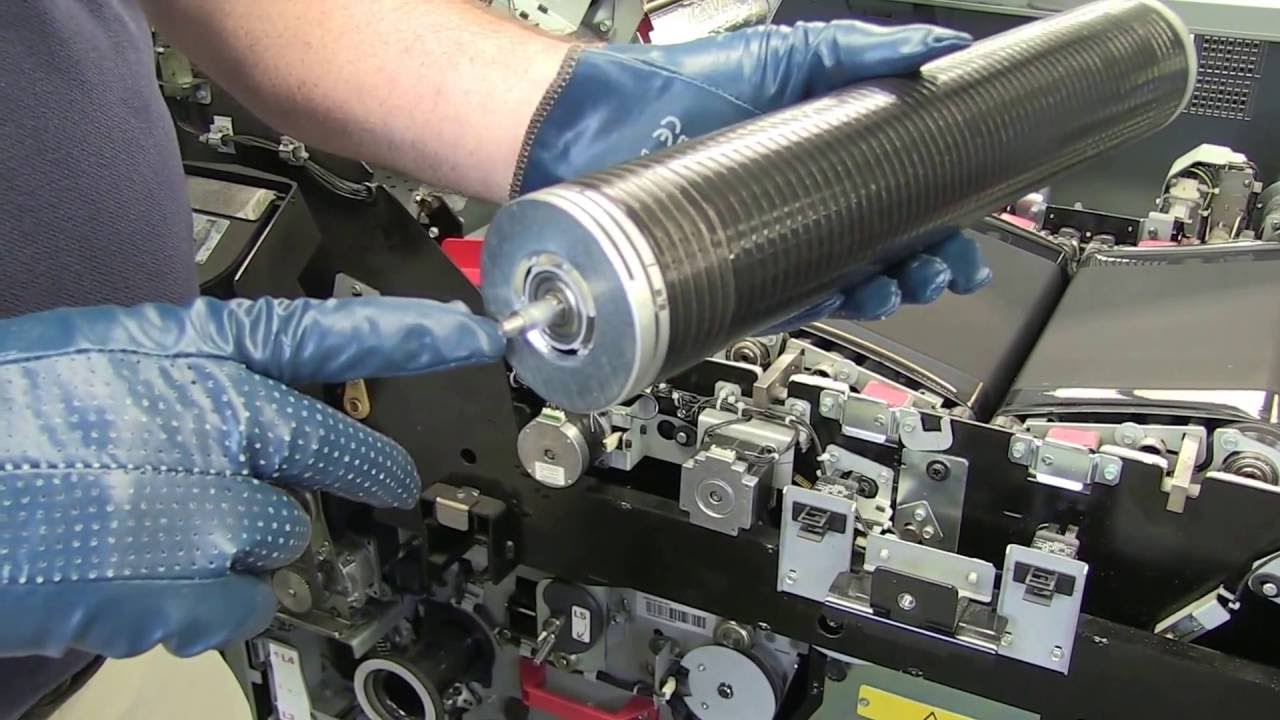 How to replace spiral and sheet cleaners on an Oce VarioPrint 6000 production printer