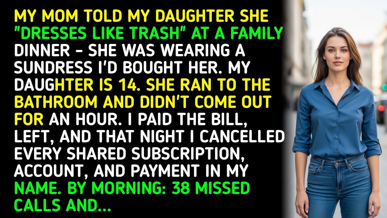 MY MOM TOLD MY DAUGHTER SHE 