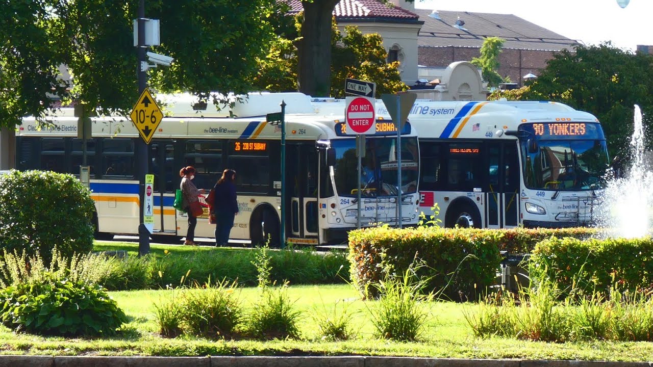 Bee-Line Bus: NABI 40LFW & New Flyer XDE40 Route 26, 30 & 52 Buses @ Bronxville Metro-North Station