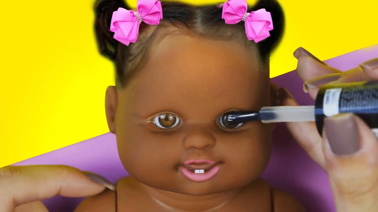DIY Transformação Incrível de Boneca Velha em Bebe Reborn 😍
