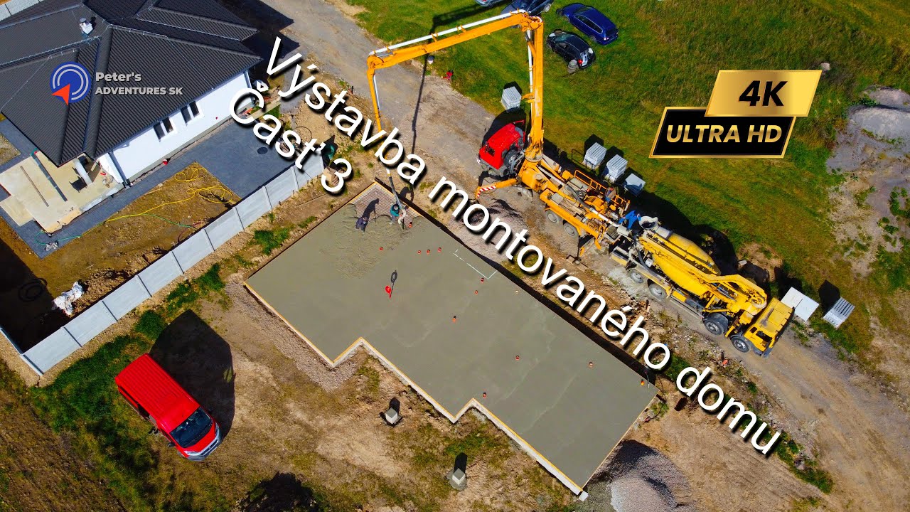 Výstavba montovaného domu - Časť 3