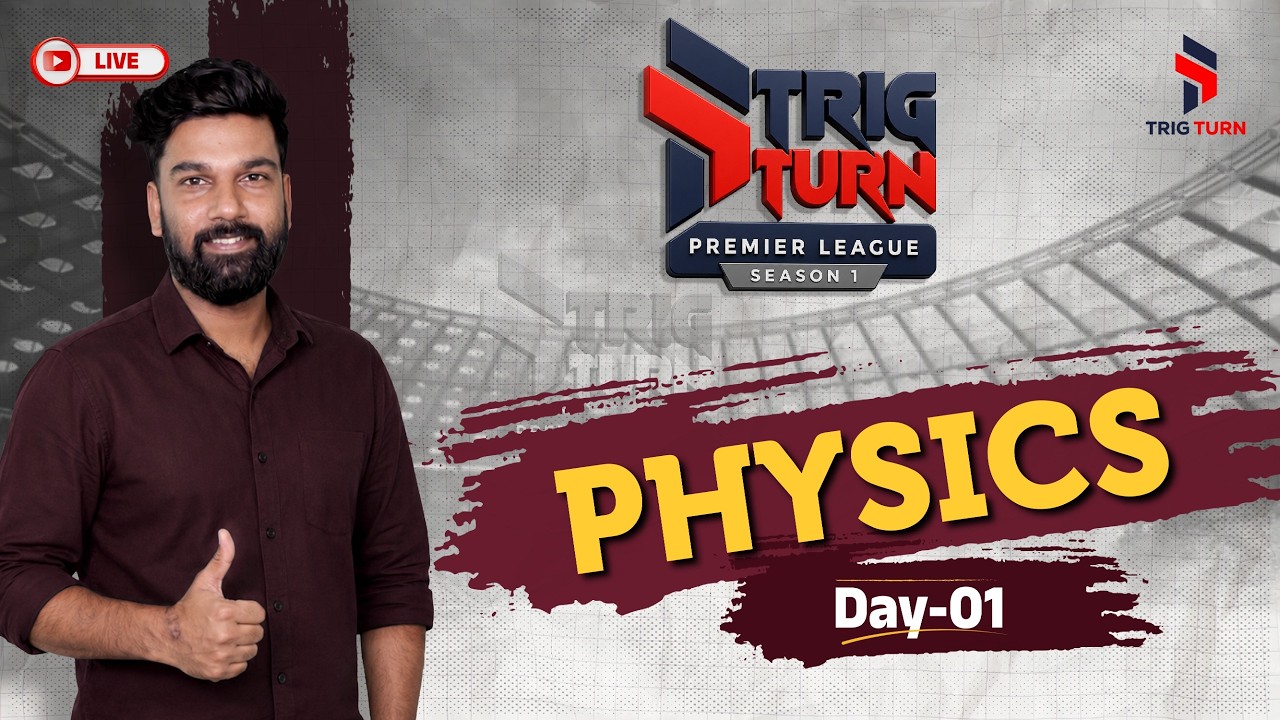 LDC 2027 - TPL1 (Day 01) PHYSICS - പഠിച്ച് തുടങ്ങിയാലോ❓| Learn &bull; Compete &bull; Win 🏆 | SREERAJ SIR #ldc