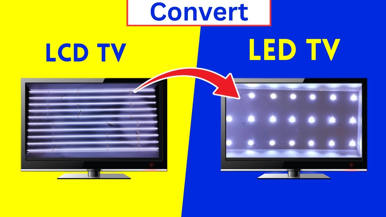 LCD TV to LED TV Conversion Full Process | How to Convert LCD TV to LED TV