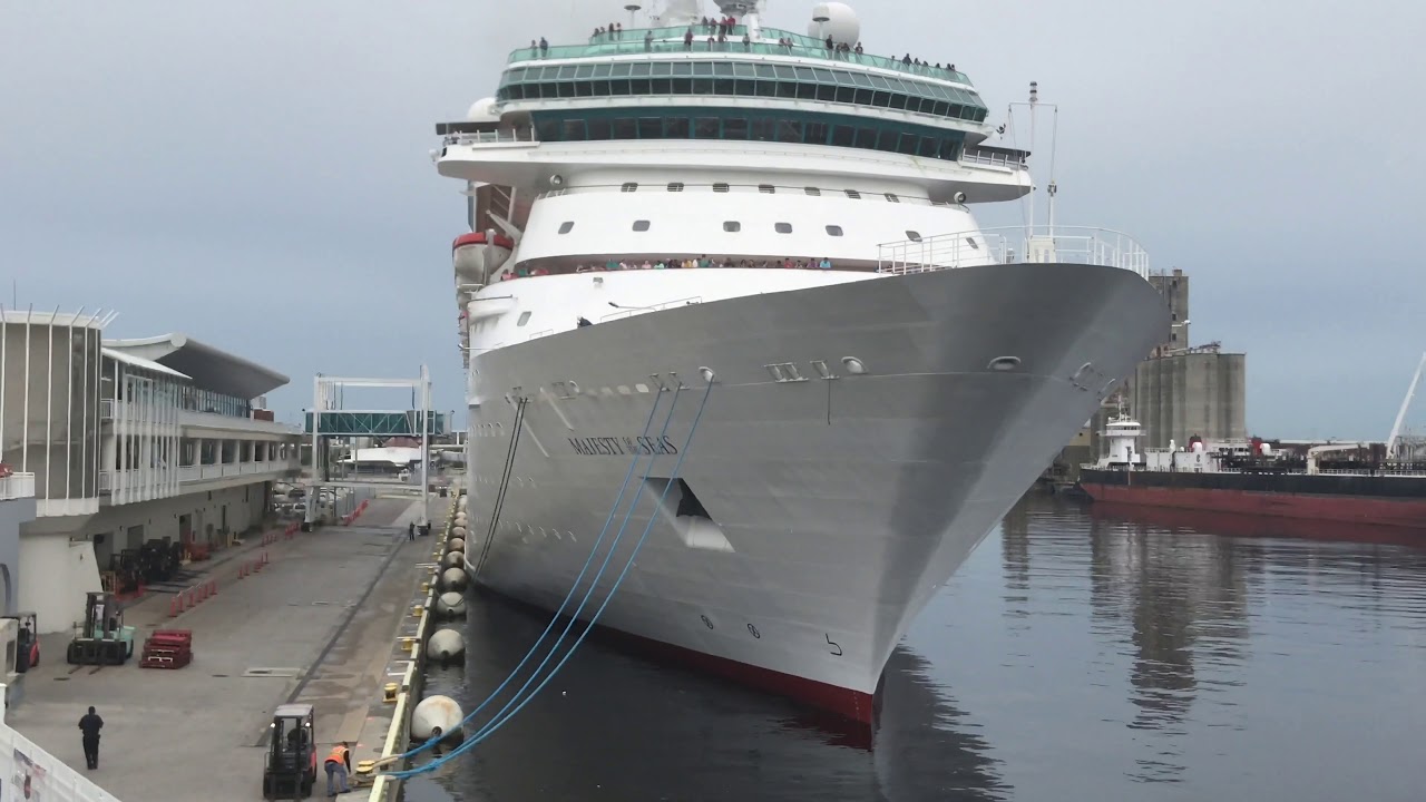 Finally watching Majesty of the Seas sail away!