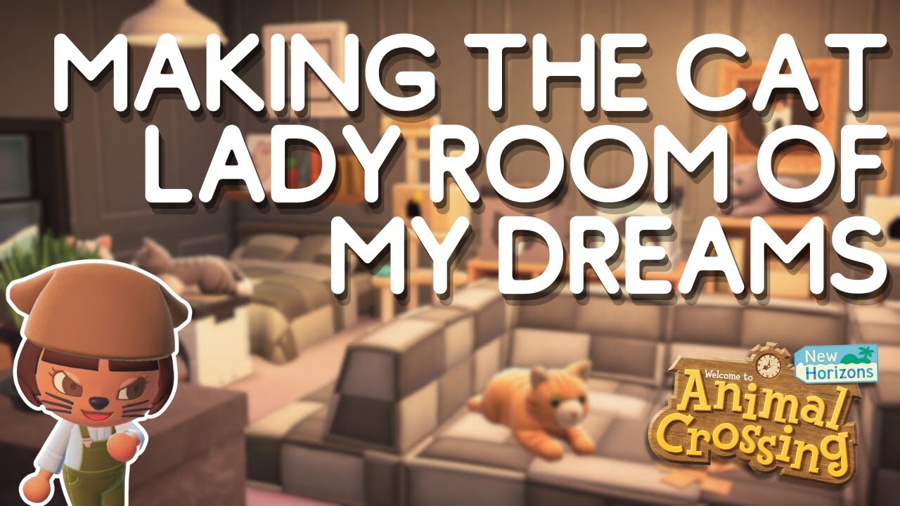 Building the Cat Lady Room of My Dreams | ACNH 3.0 Interior Decorating |Animal Crossing New Horizons