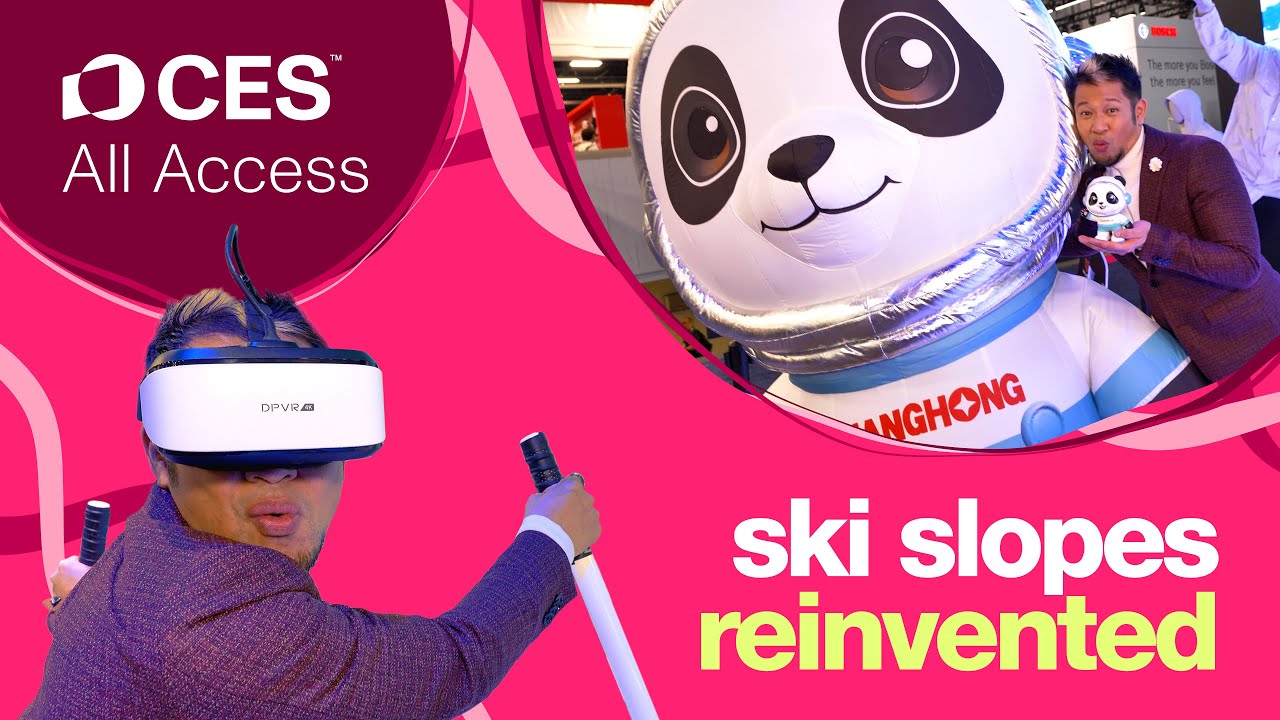 Brian Goes FULL SEND on a VR Ski Run | CES 2026