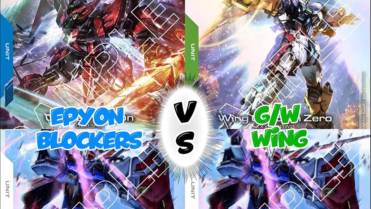 GUNDAM TCG EPYON BLOCKERS VS G/W WING