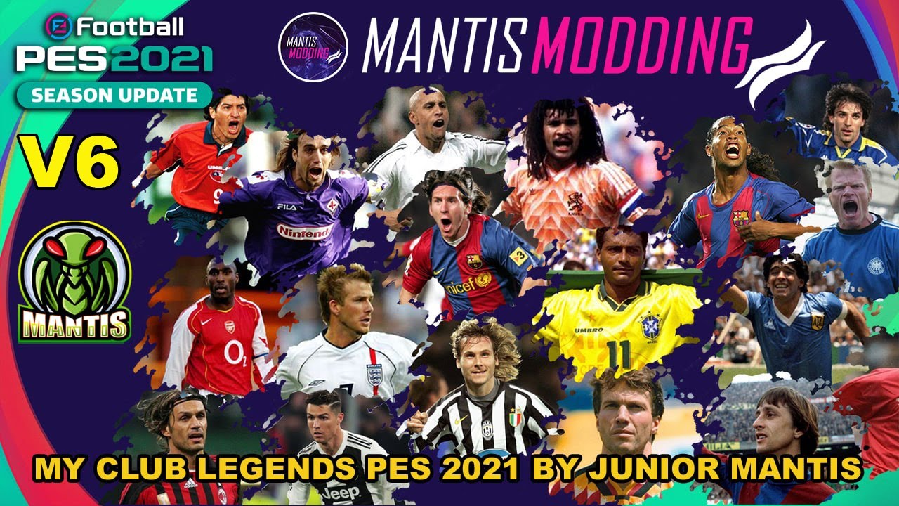 MyClub Legends Offline Mode eFootball PES 2021 PS4/PS5/PC V6 By Junior Mantis