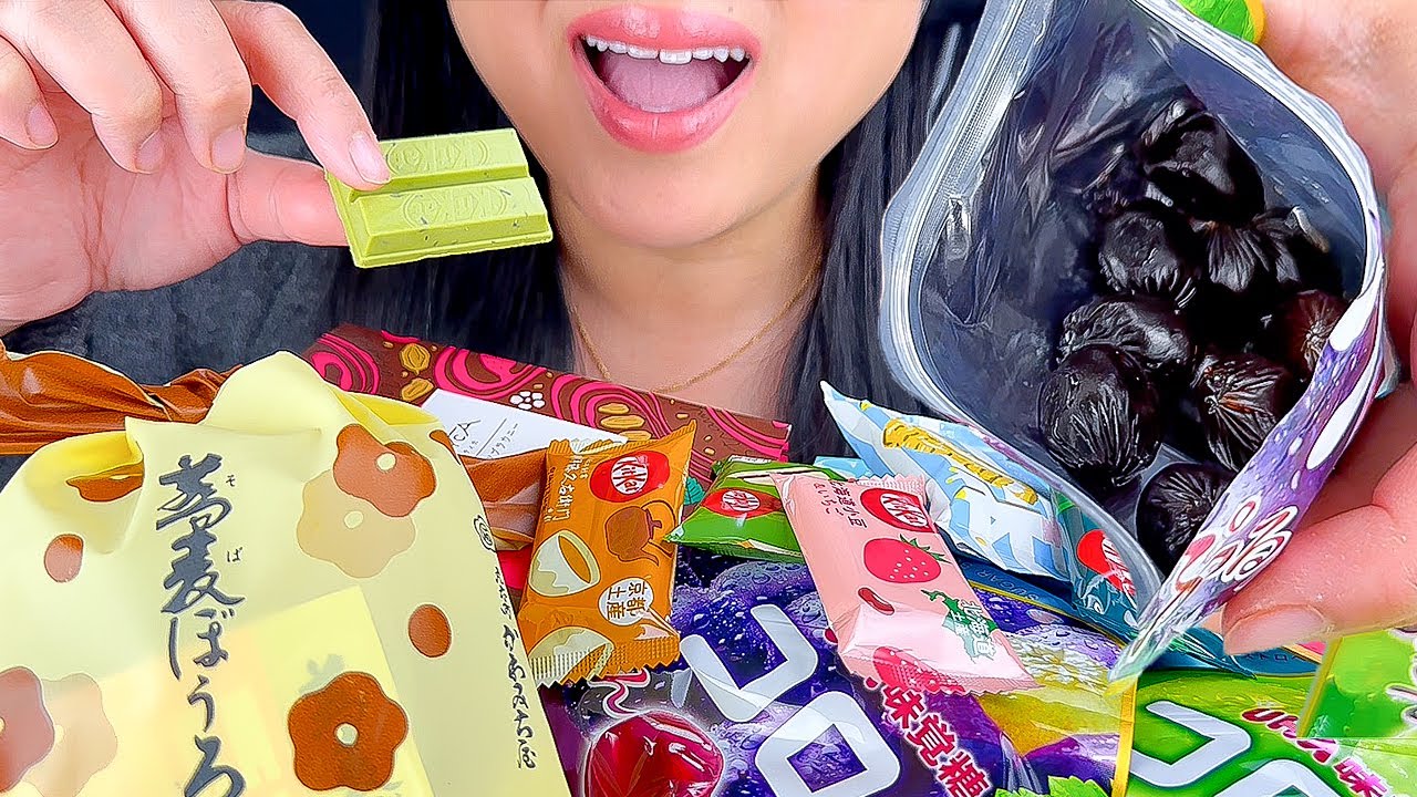 ASMR JAPANESE CANDY & SANCKS